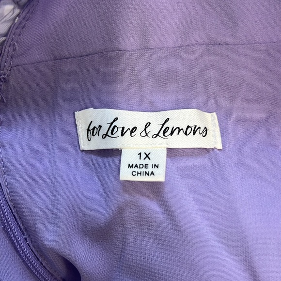 Purple Polka Dot Cocktail Dress - Picture 3 of 4